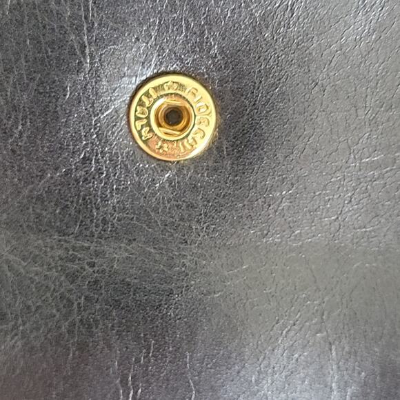 Givenchy Men's Card Bill Coin Holder Wallet Bifold Leather Medium Black Retro - Picture 7 of 13